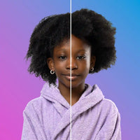 Kids' tight coily Hair Routine - 4 steps ritual