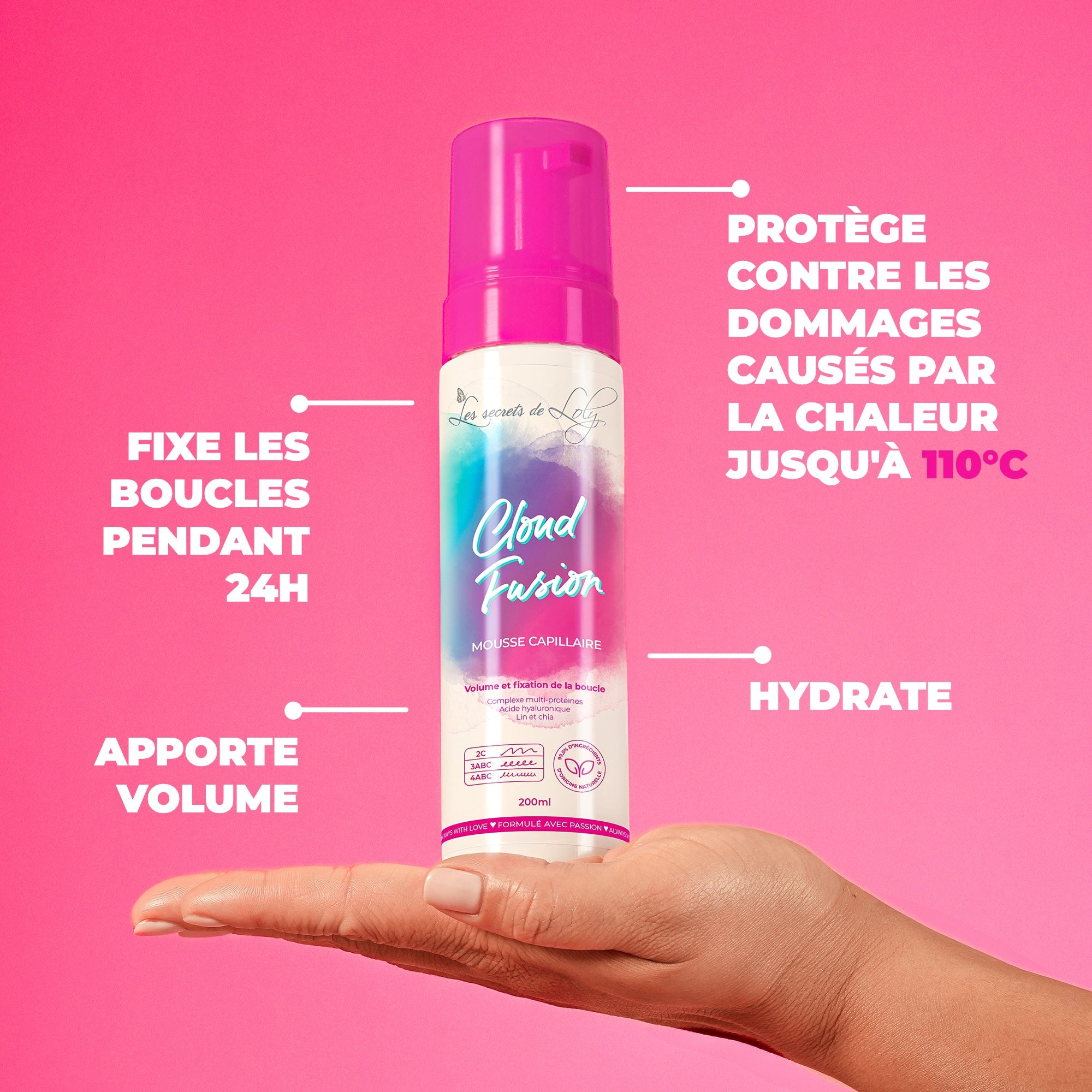 Cloud Fusion - Hair mousse - 200ml