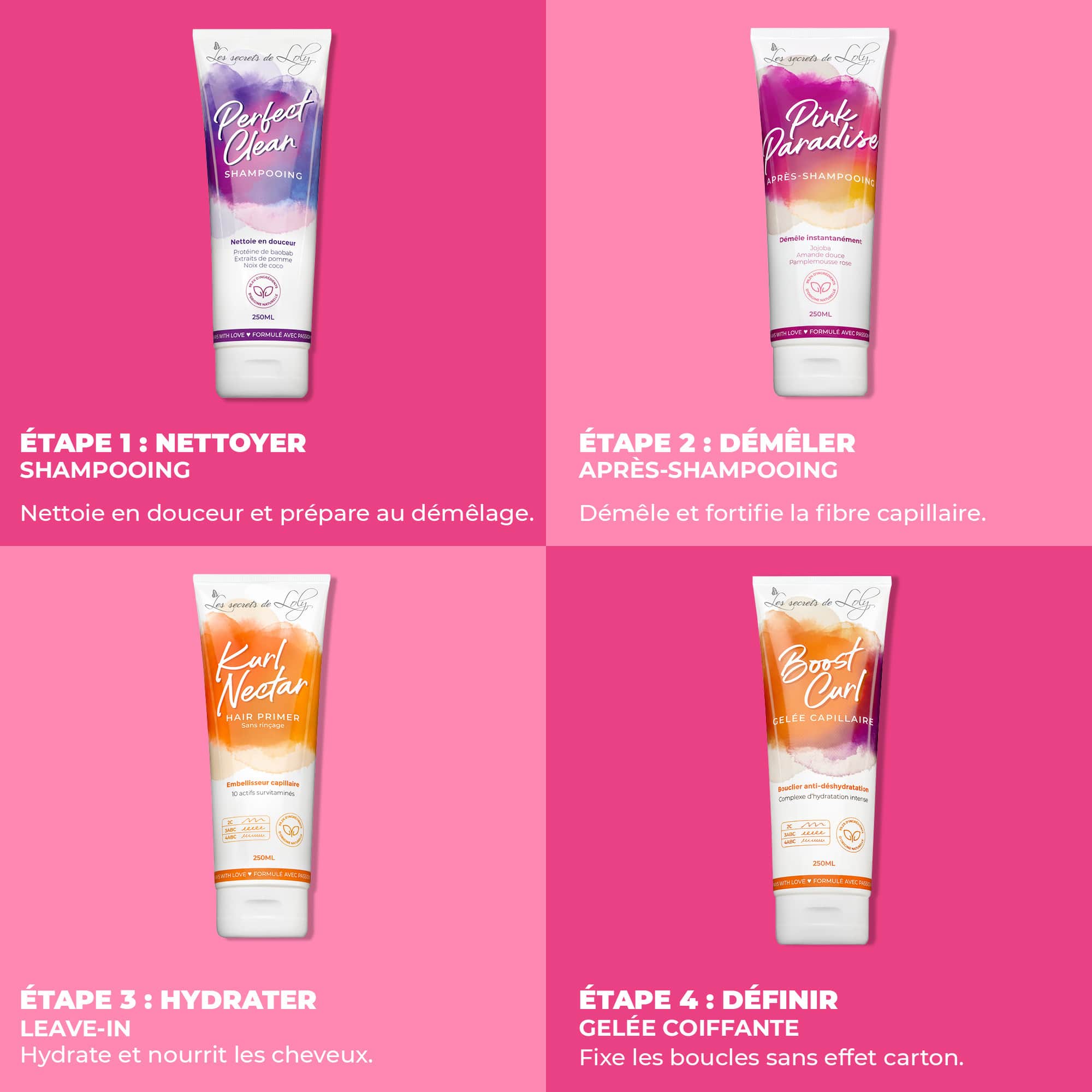 Routine Cheveux Bouclés - 4 étapes pour sublimer vos boucles