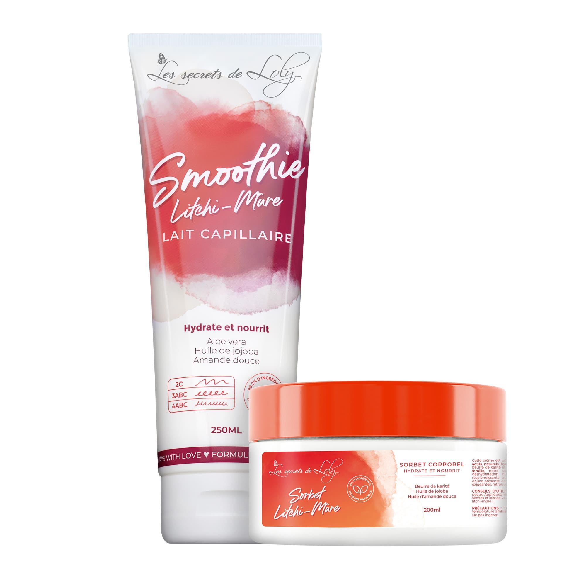 Litchi-Blackberry Fruity Bundle - Sorbet & Smoothie