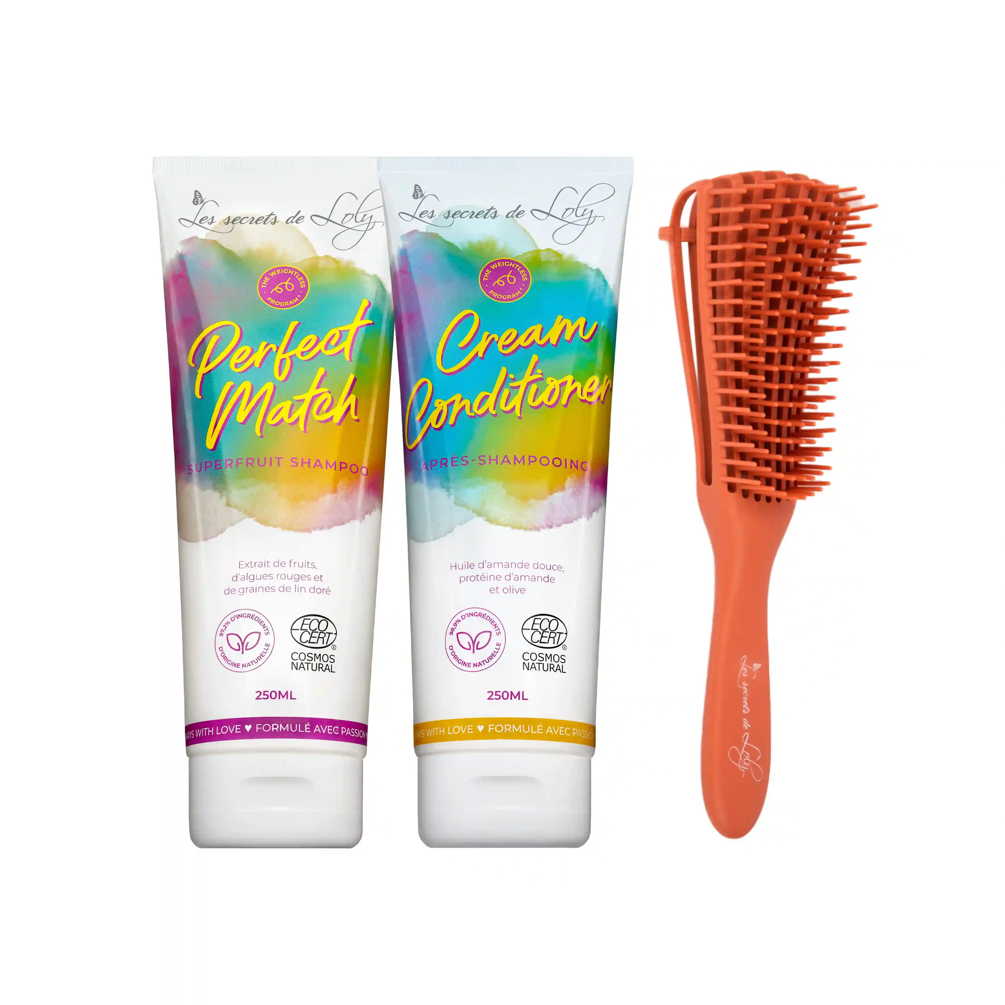 Duo Shampooing léger & Après-shampooing - Brosse démêlante OFFERTE