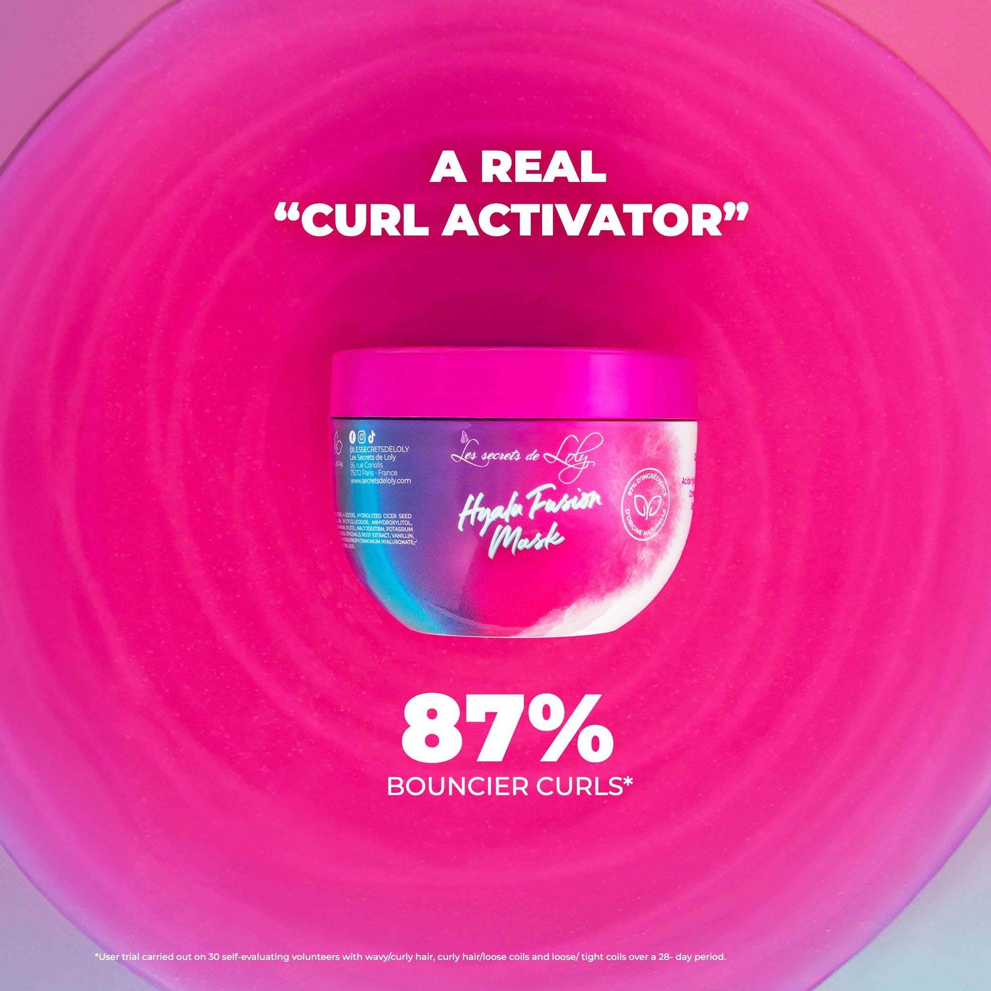 Hyalu Fusion Mask - Curl activator mask - 300ml
