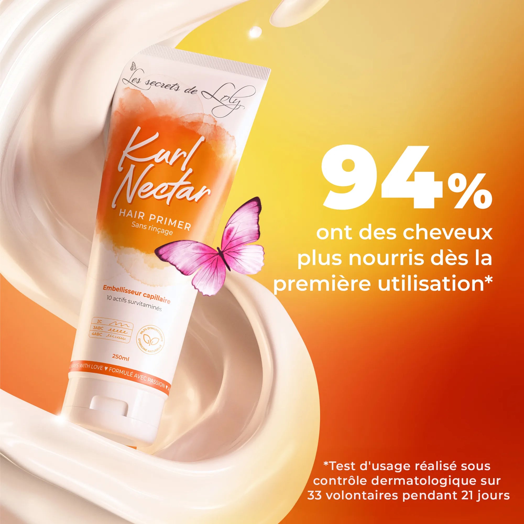 Kurl Nectar - Crème sans rinçage réparatrice et hydratante - 250ml