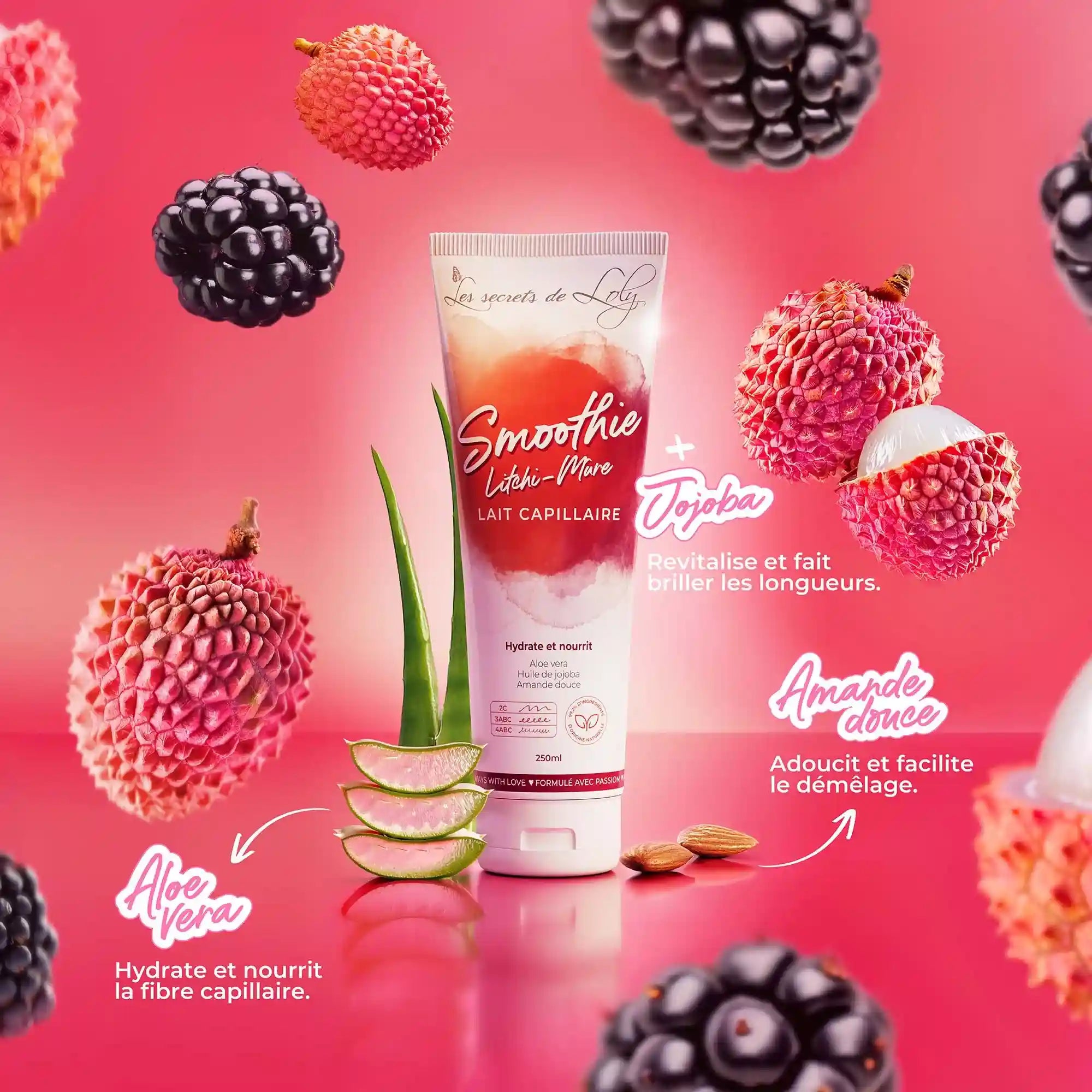 Smoothie Ananas - Leche sin aclarado muy nutritiva - 250 ml