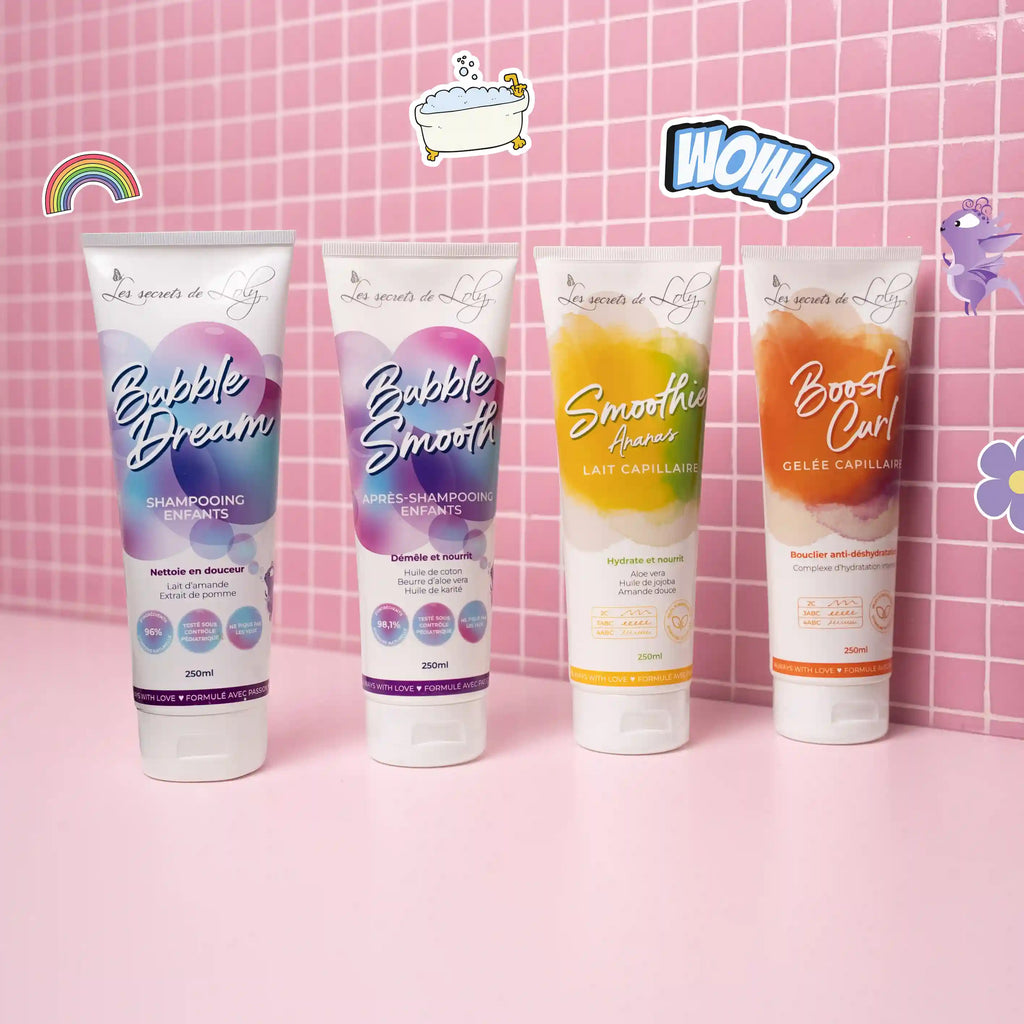 Kids' Loose Coily Hair Routine - 4 steps ritual