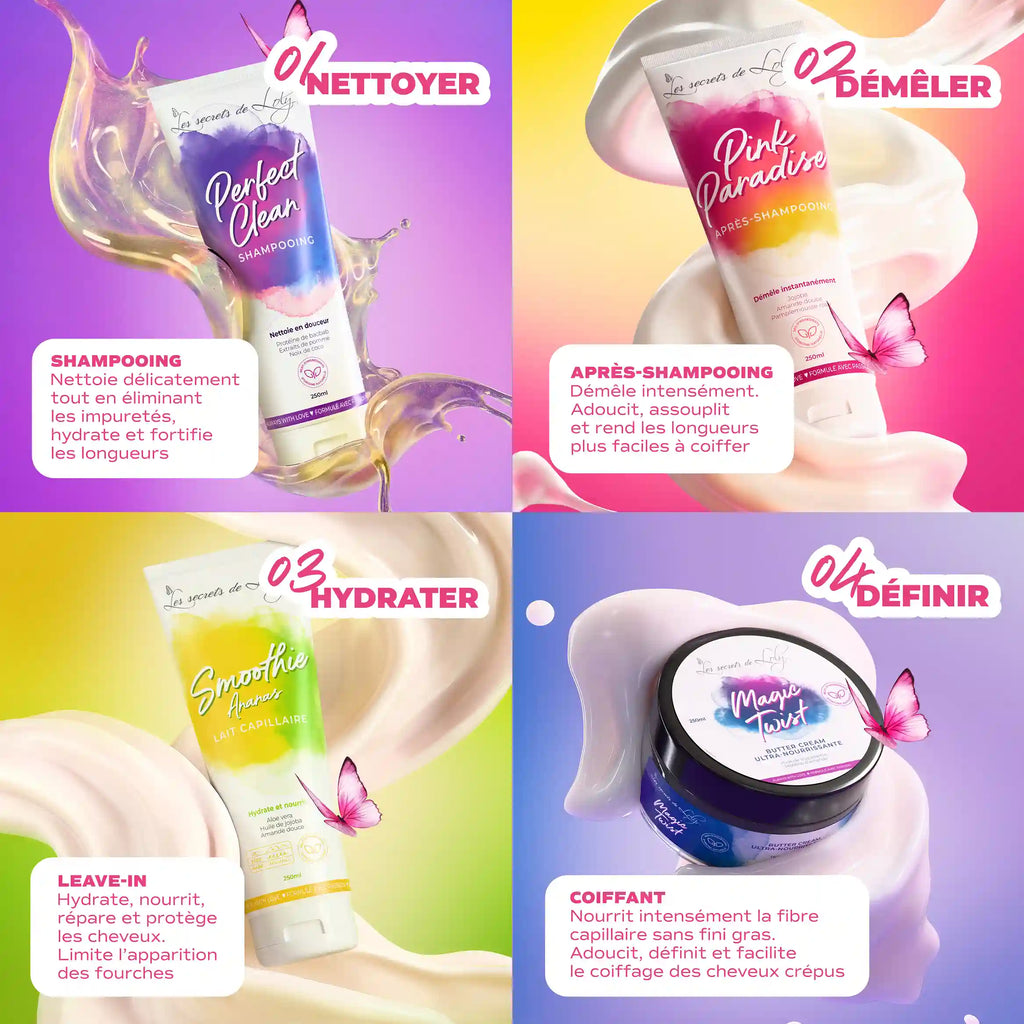 Tight Coily Hair Routine - 4 steps ritual