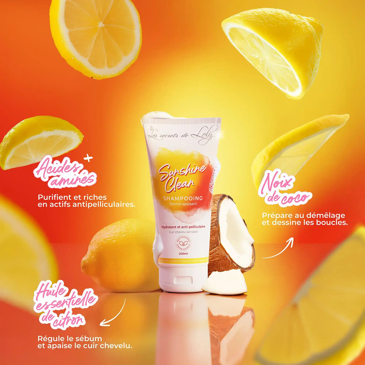Sunshine Clean - Shampooing voor gevoelige hoofdhuid
