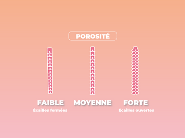 Qu'est-ce que la porosité d'un cheveu ?
