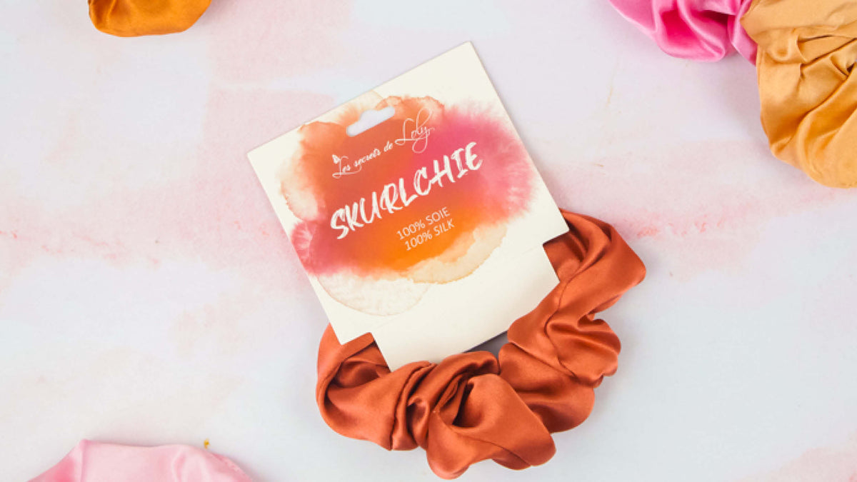 Chouchou soie - Cheveux ondulés, bouclés, frisés, crépus - Les Secrets de Loly