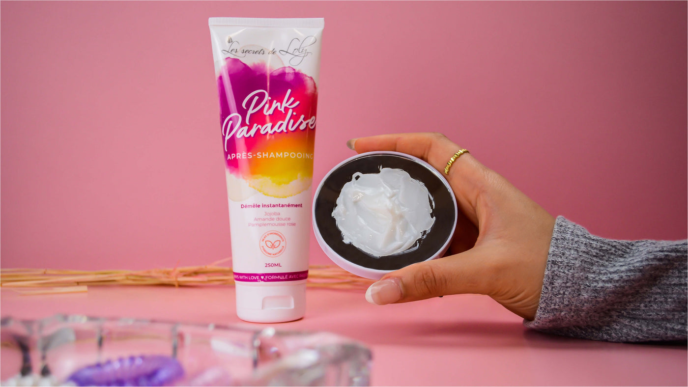 Pink Paradise : l'après-shampooing démêlant indispensable pour cheveux texturés