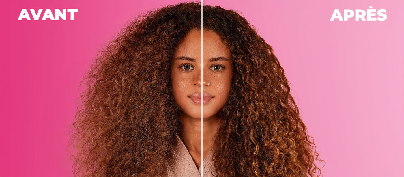 Cheveux bouclés