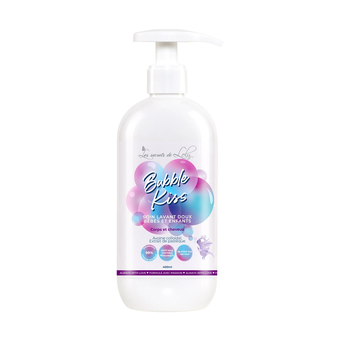 Bubble Kiss - Milde wasverzorging voor baby&