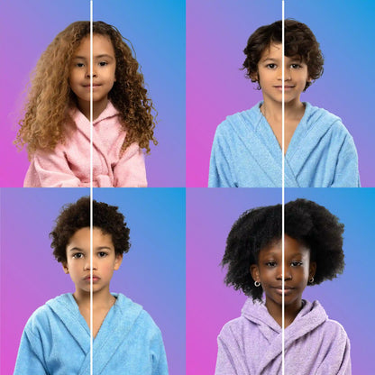 The Essential Knot-Free Care - Shampoo, conditioner, detangling spray, and brush for detangling children&