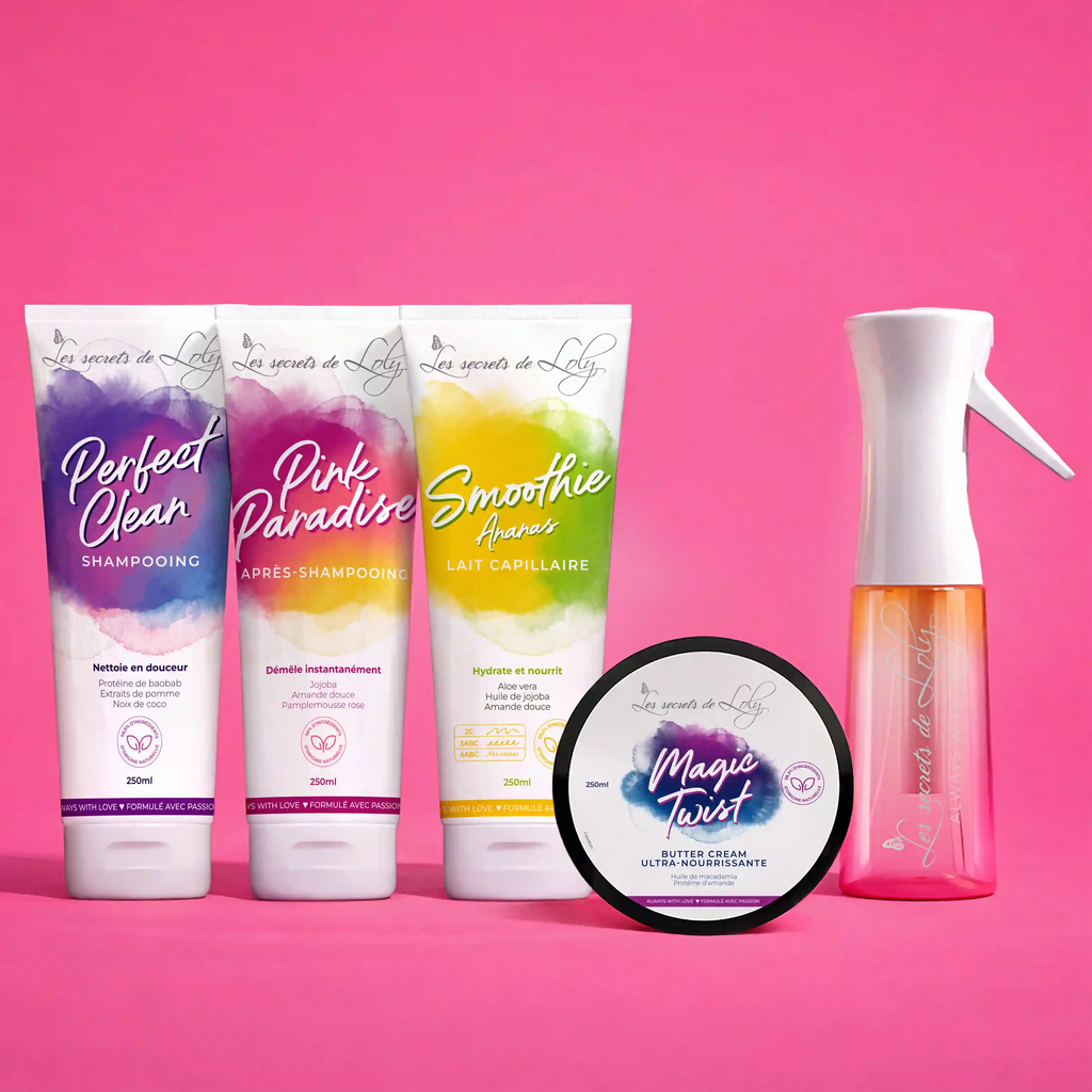 Coily Hair Routine - FREE Spray Bottle
