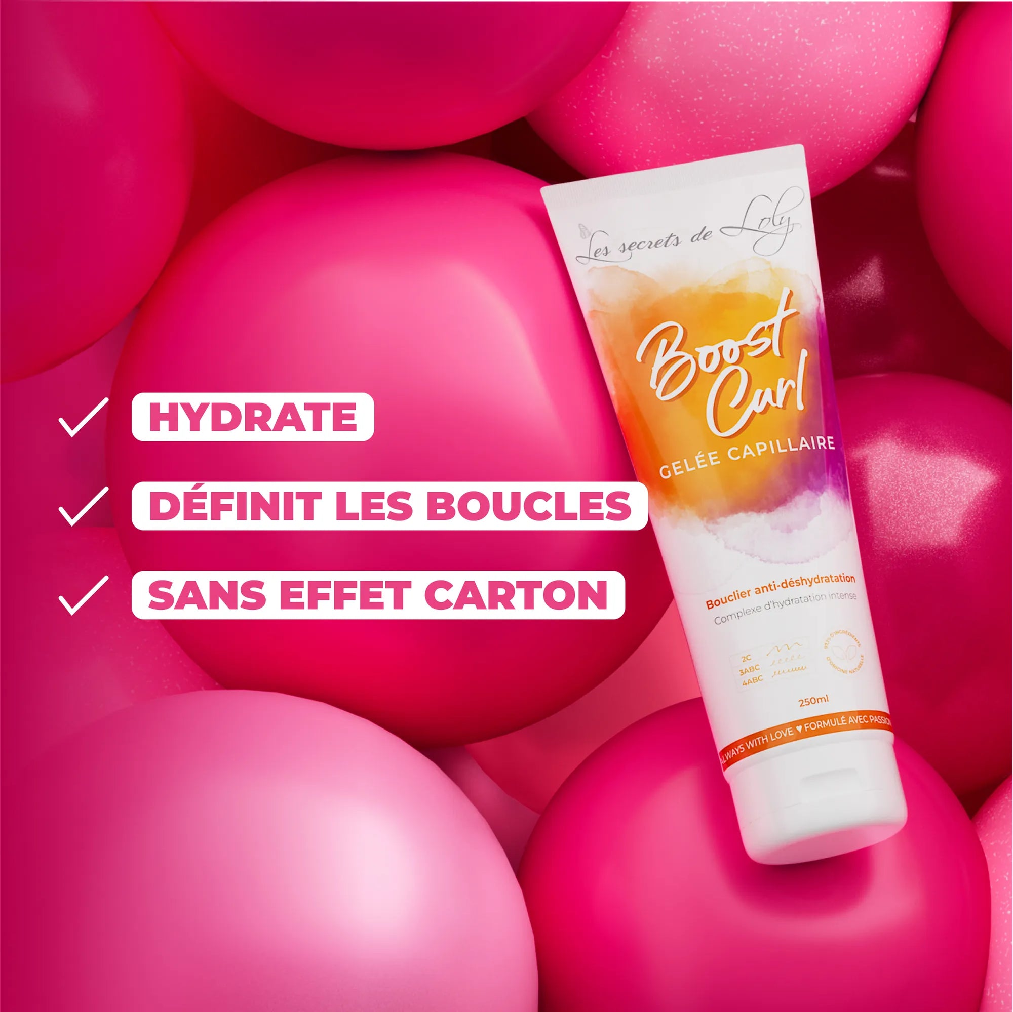Boost Curl - Gelée coiffante hydratante - 250ml