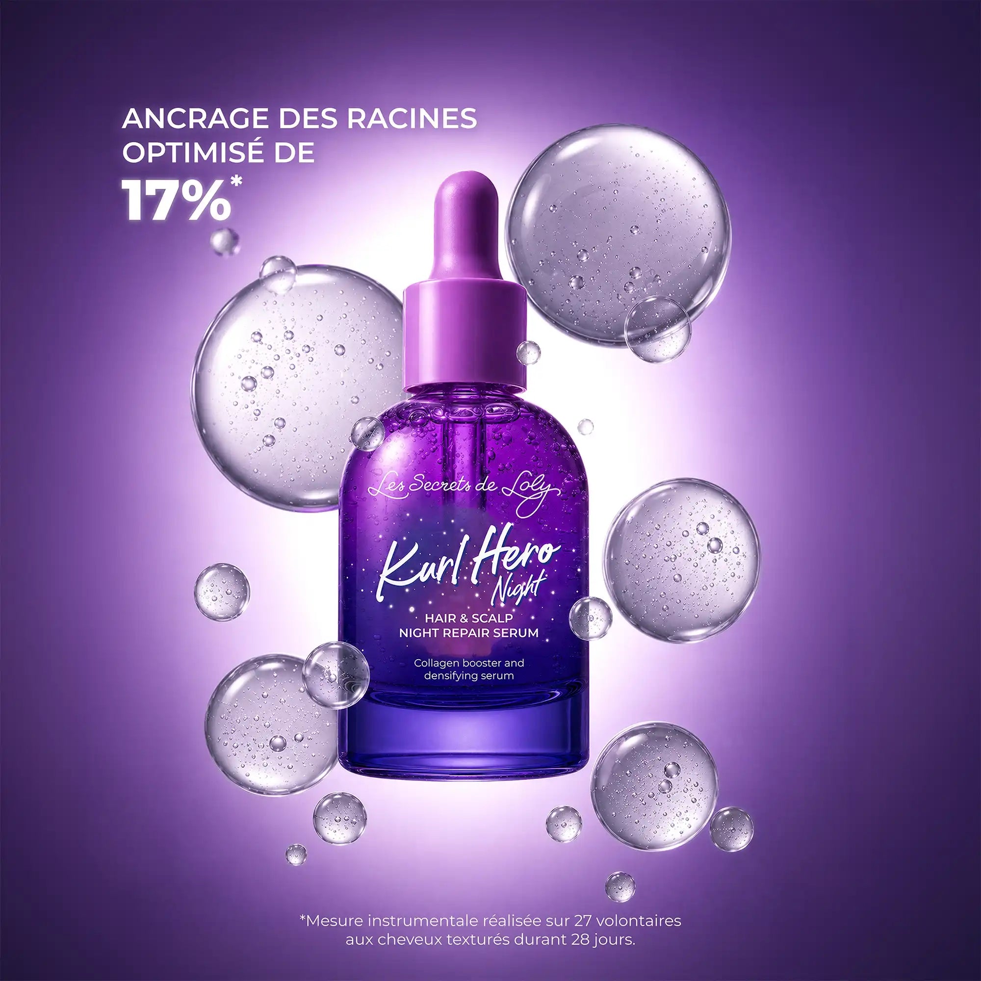 Kurl Hero Night - Collagen booster and densifying serum