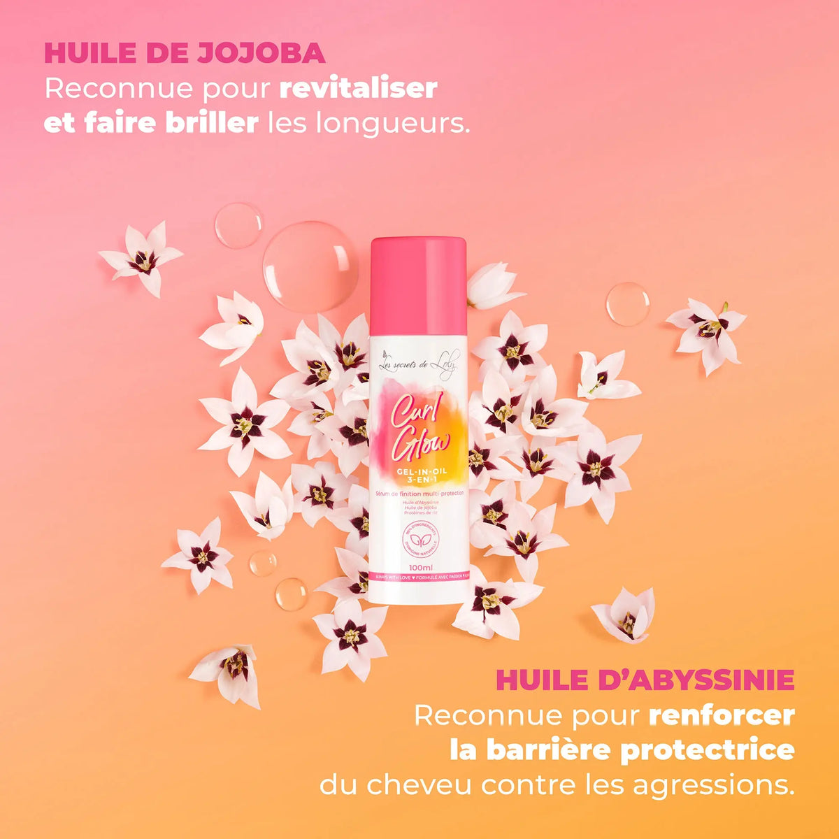 Curl Glow - Multi-beschermend finishes-serum