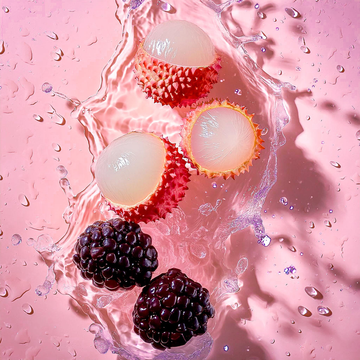 Litchi-Blackberry Fruity Bundle - Sorbet &amp; Smoothie