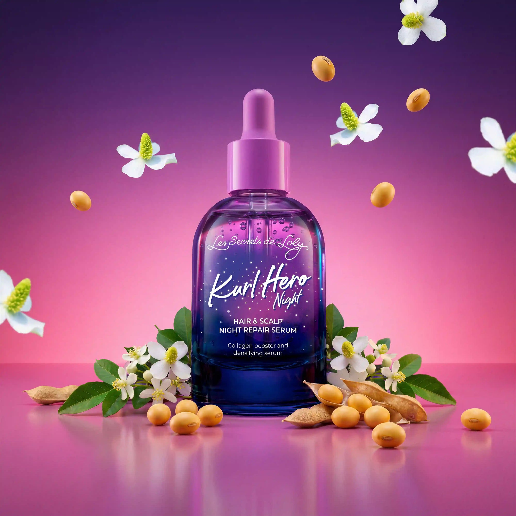 Kurl Hero Night - Collagen booster and densifying serum