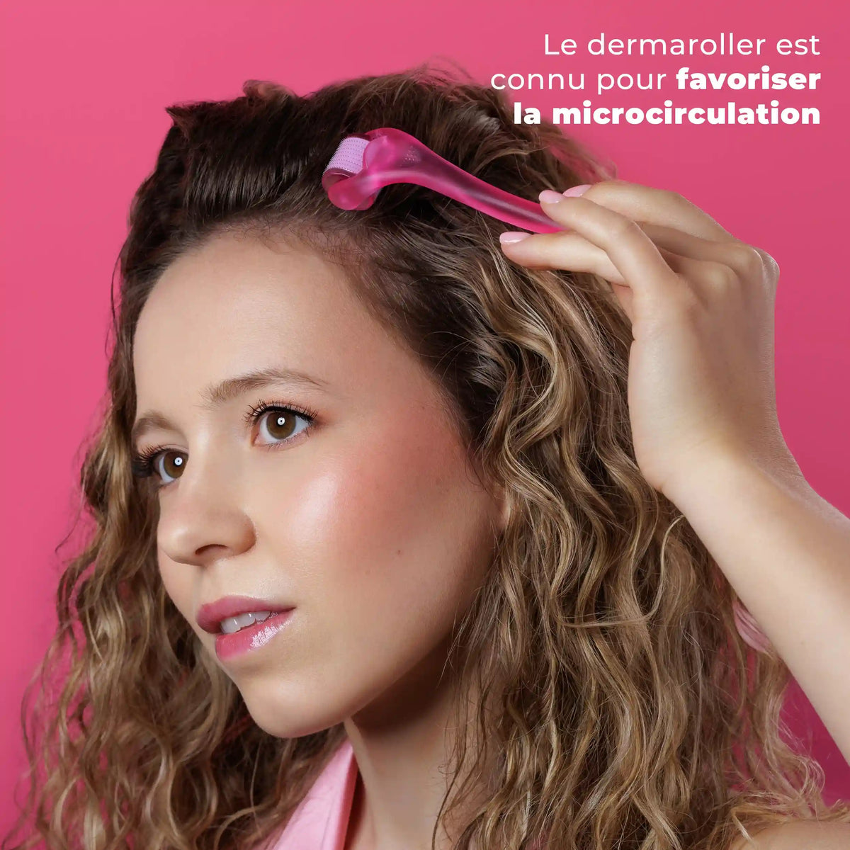 Duo Kurl Hero - Anti-haaruitval, groeistimulerend en verdikkend serum &amp; hoofdhuid-dermaroller