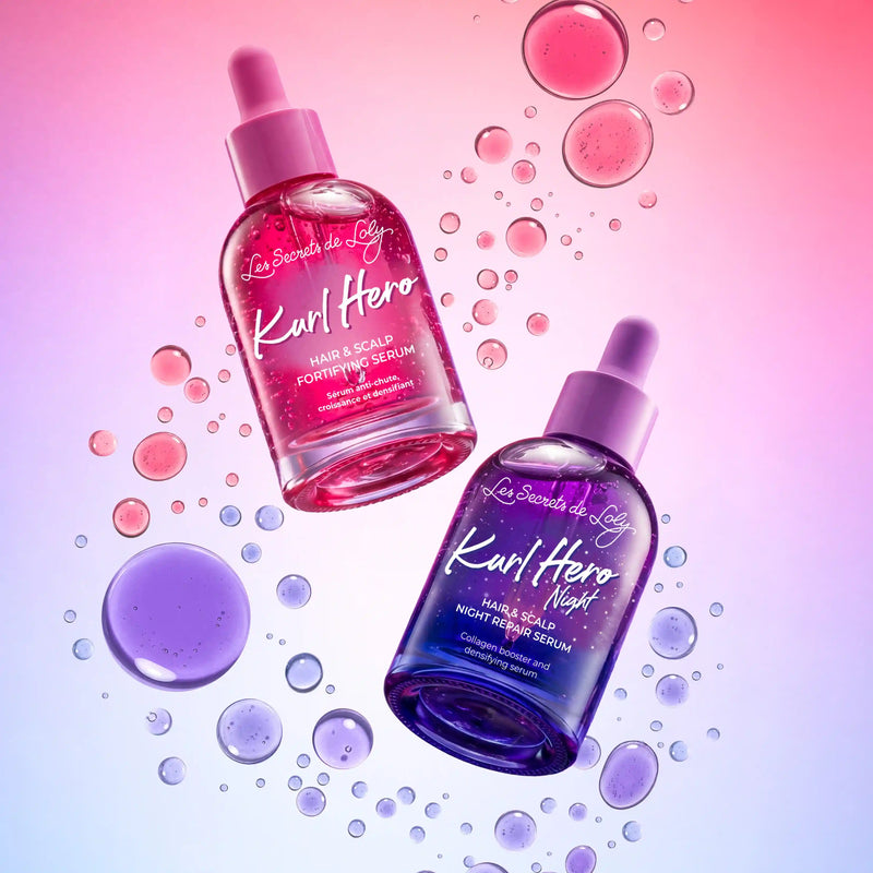 Kurl Hero Day & Night Duo - Fortifying Day Serum + Repairing Night Serum