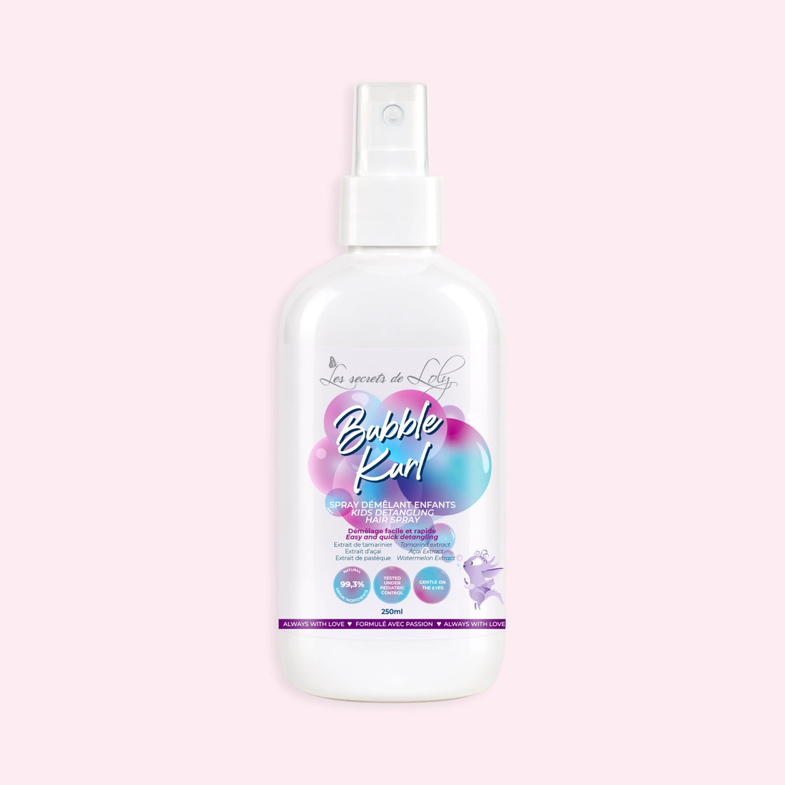 Bubble Kurl - Kids detangling hair spray