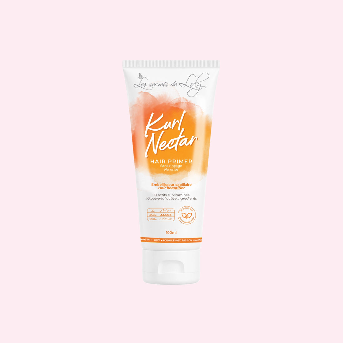 Kurl Nectar 100ml - Herstellende en hydraterende leave-in crème