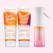 Starter Pack Cabello Rizado - Crema sin aclarado, gel fijador y vaporizador