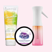 Starter Pack Cheveux Crépus - Lait sans rinçage, crème coiffante & vaporisateur