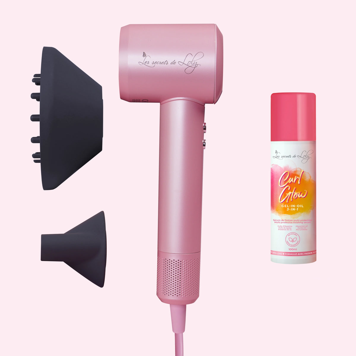 Blow &amp; Glow Bundle - Multi-protective finishing serum