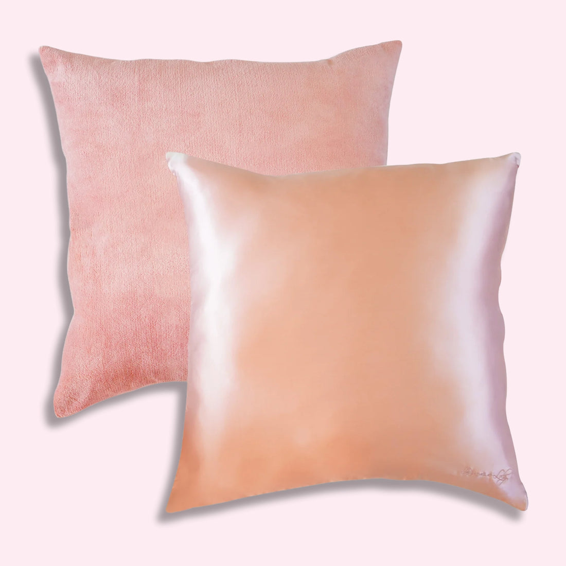 Rose Gold Kiss Pillow - Pillowcase