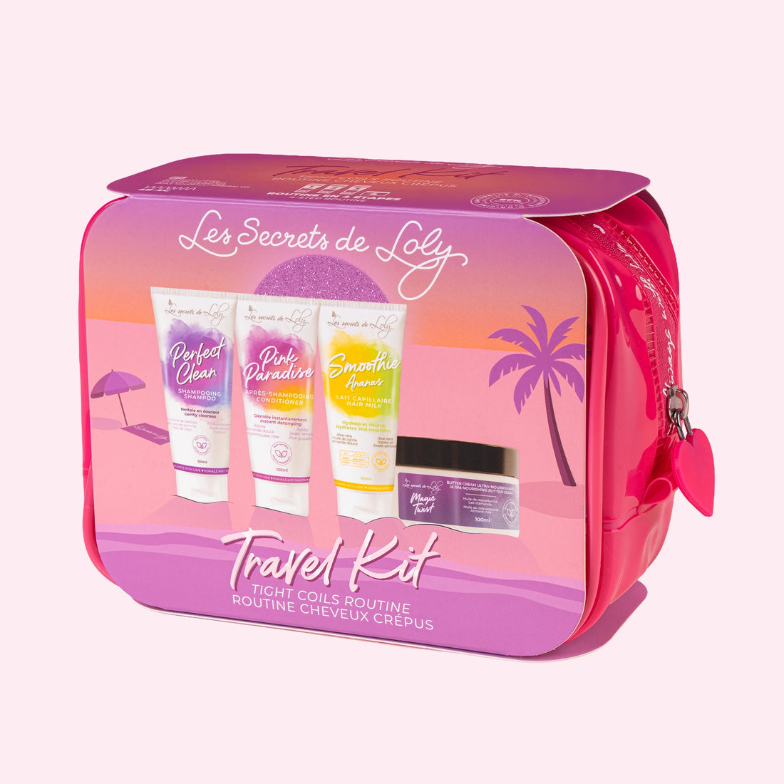 Trousse Cheveux Crépus - Format voyage