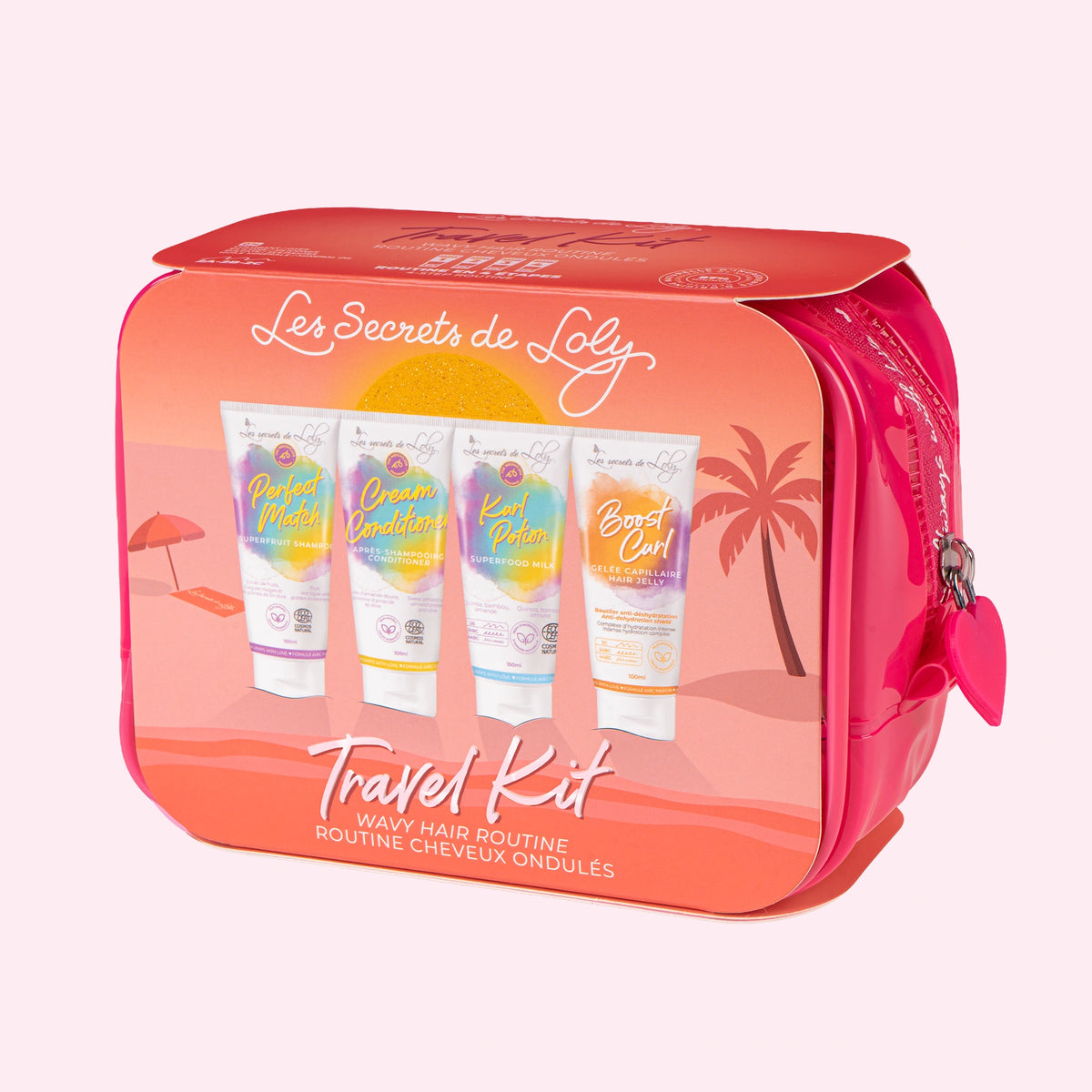 Trousse Cheveux Ondulés - Format voyage