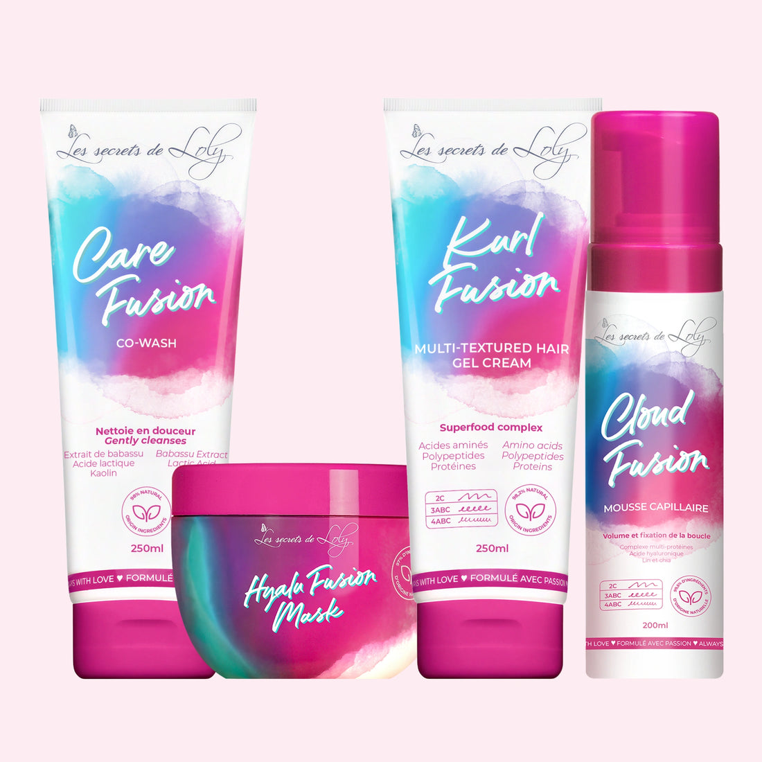 Fusion product line - Multi-textured hair