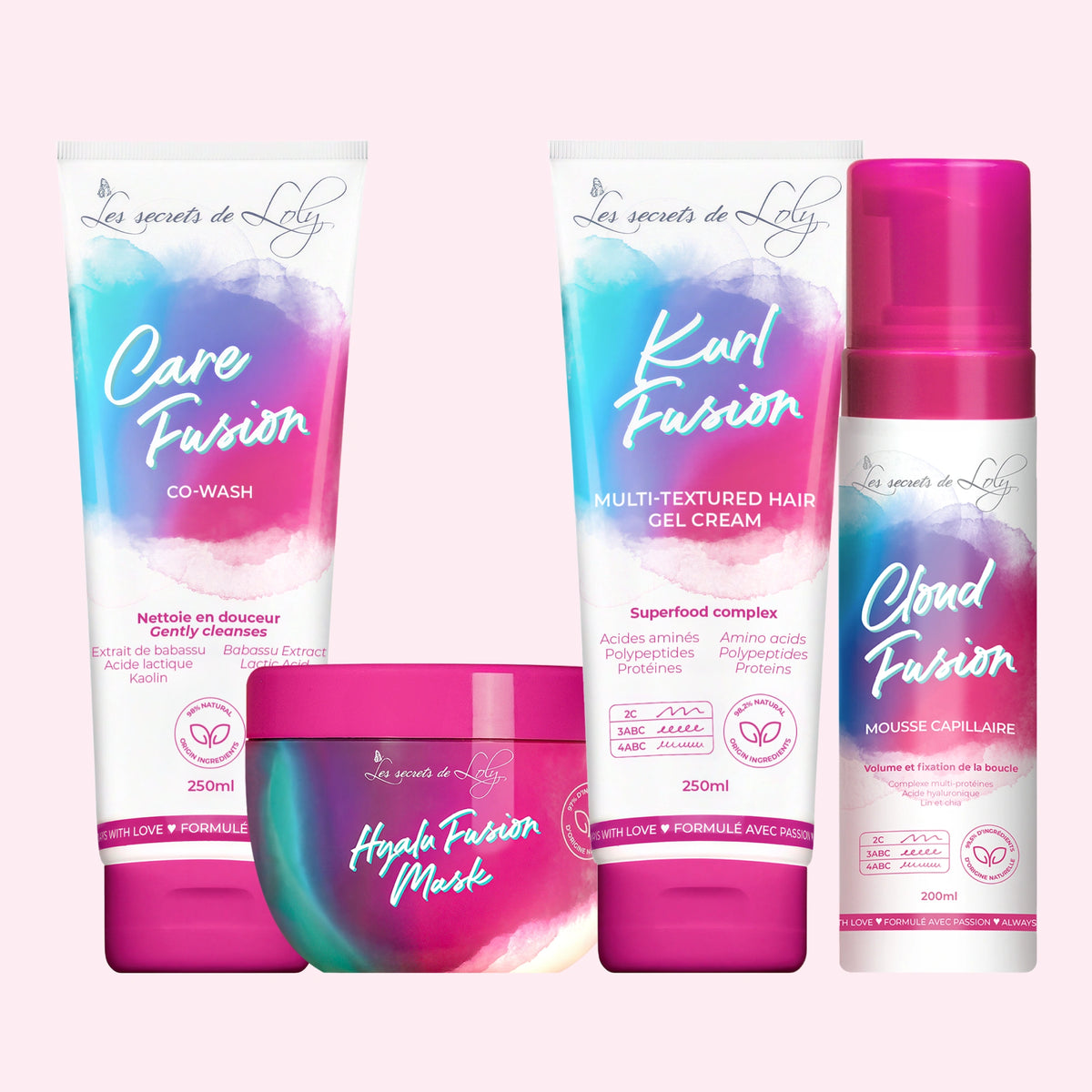Fusion product line - Multi-textured hair