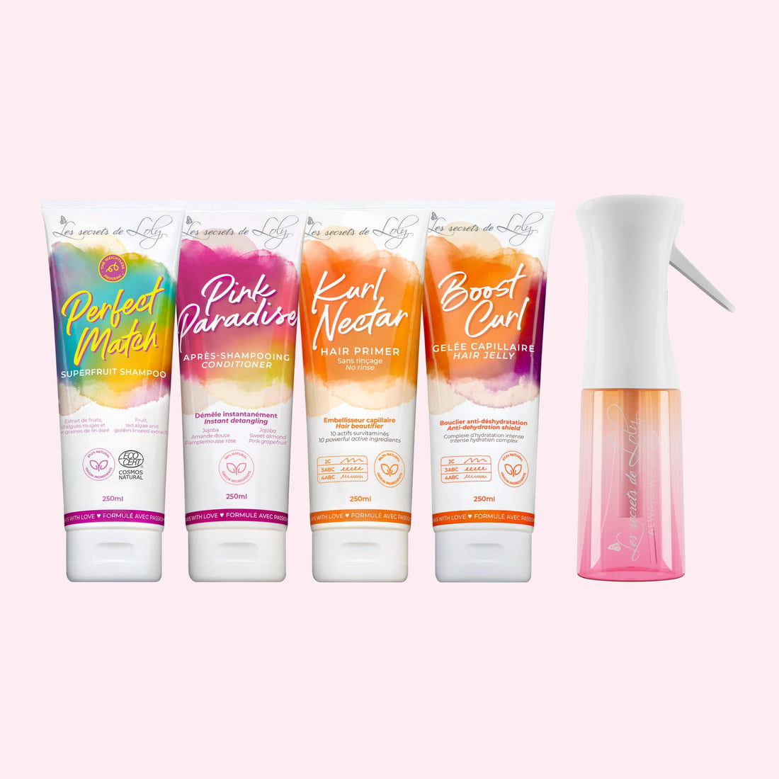 Routine Cheveux Bouclés - 4 étapes essentielles et un vaporisateur