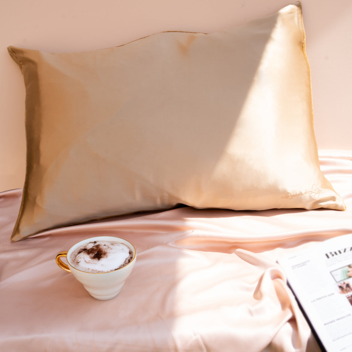 Kiss Pillow Caramel - Taie d&