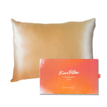 Kiss Pillow Caramel - Taie d'oreiller double face anti-frisottis et déshydratation