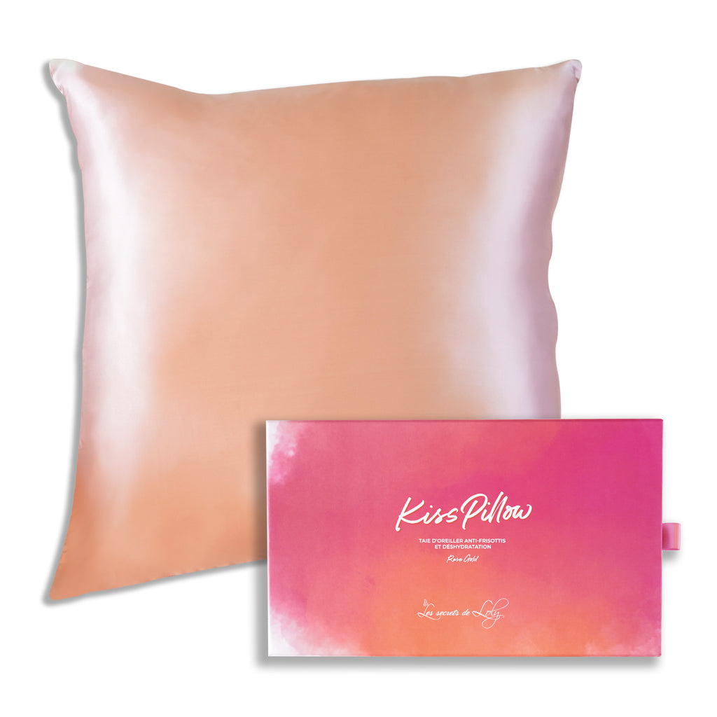 Kiss Pillow Rose Gold - Anti-frizz and dehydration pillowcase