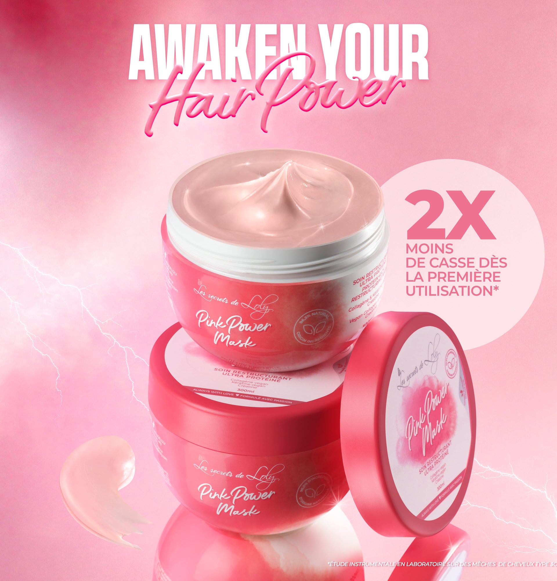 Pink Power Mask - Masque restructurant - 300 ml