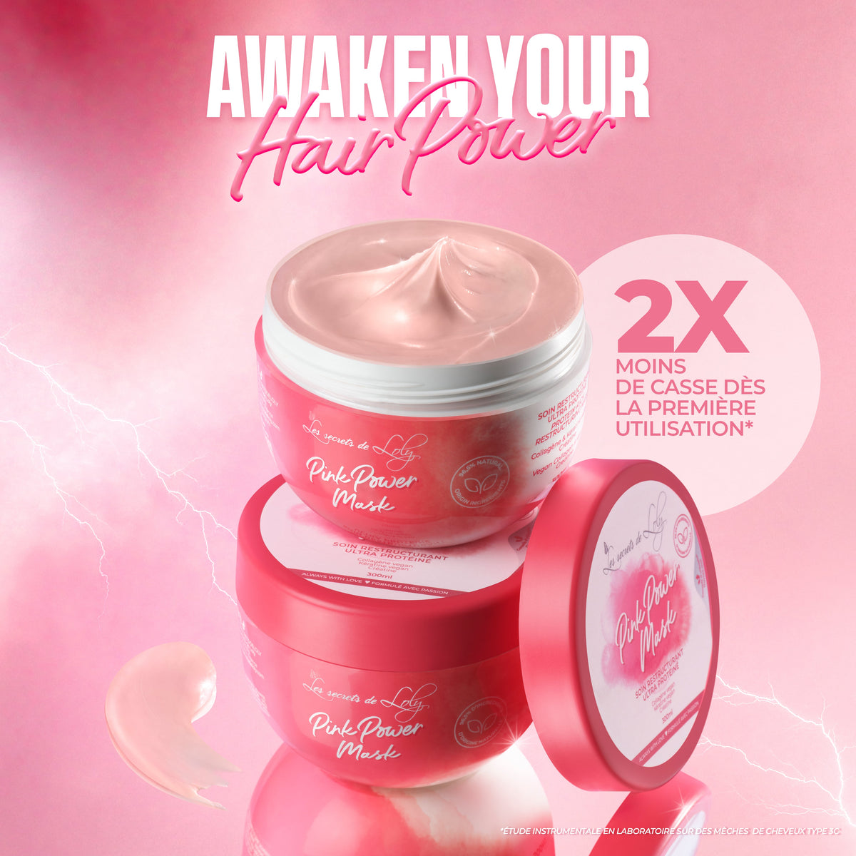 Mascarilla Pink Power - Tratamiento reestructurante
