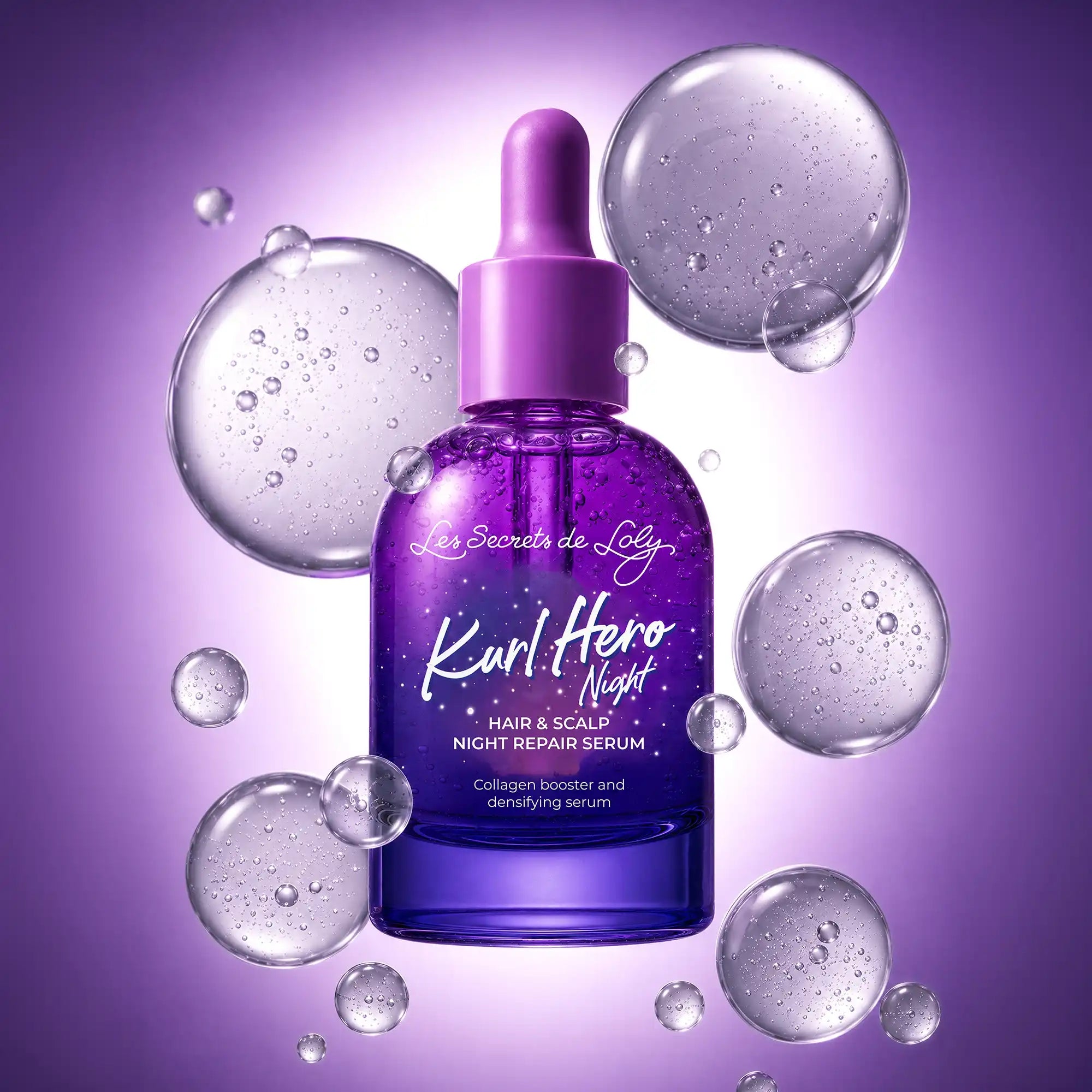 Kurl Hero Night - Collagen booster and densifying serum