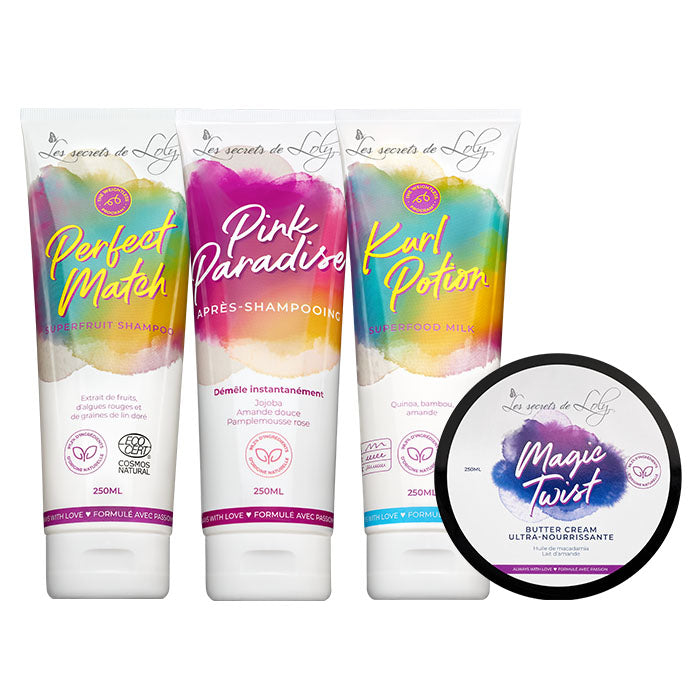 Tight Coily Hair Routine - 4 steps ritual