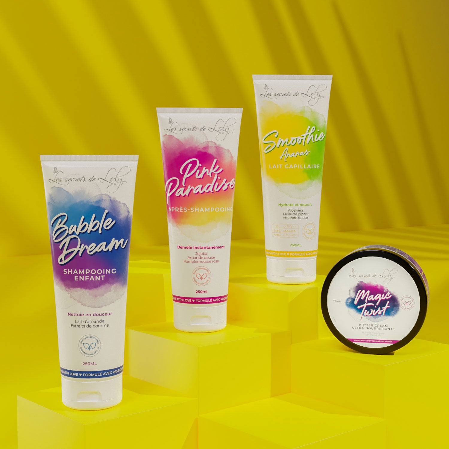 Kids' tight coily Hair Routine - 4 steps ritual