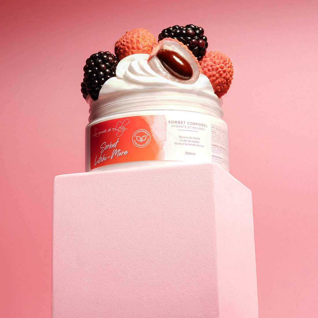 Litchi-Bramensorbet - Hydraterende en voedende lichaamsverzorging
