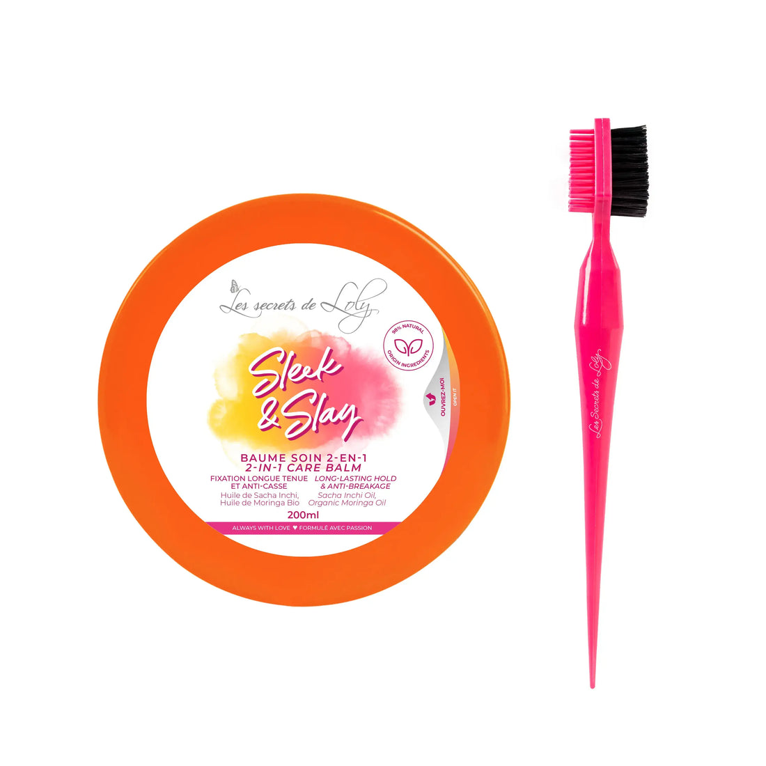 Pelo aplacado con Baby hair - Bálsamo fijador y cepillo baby hair