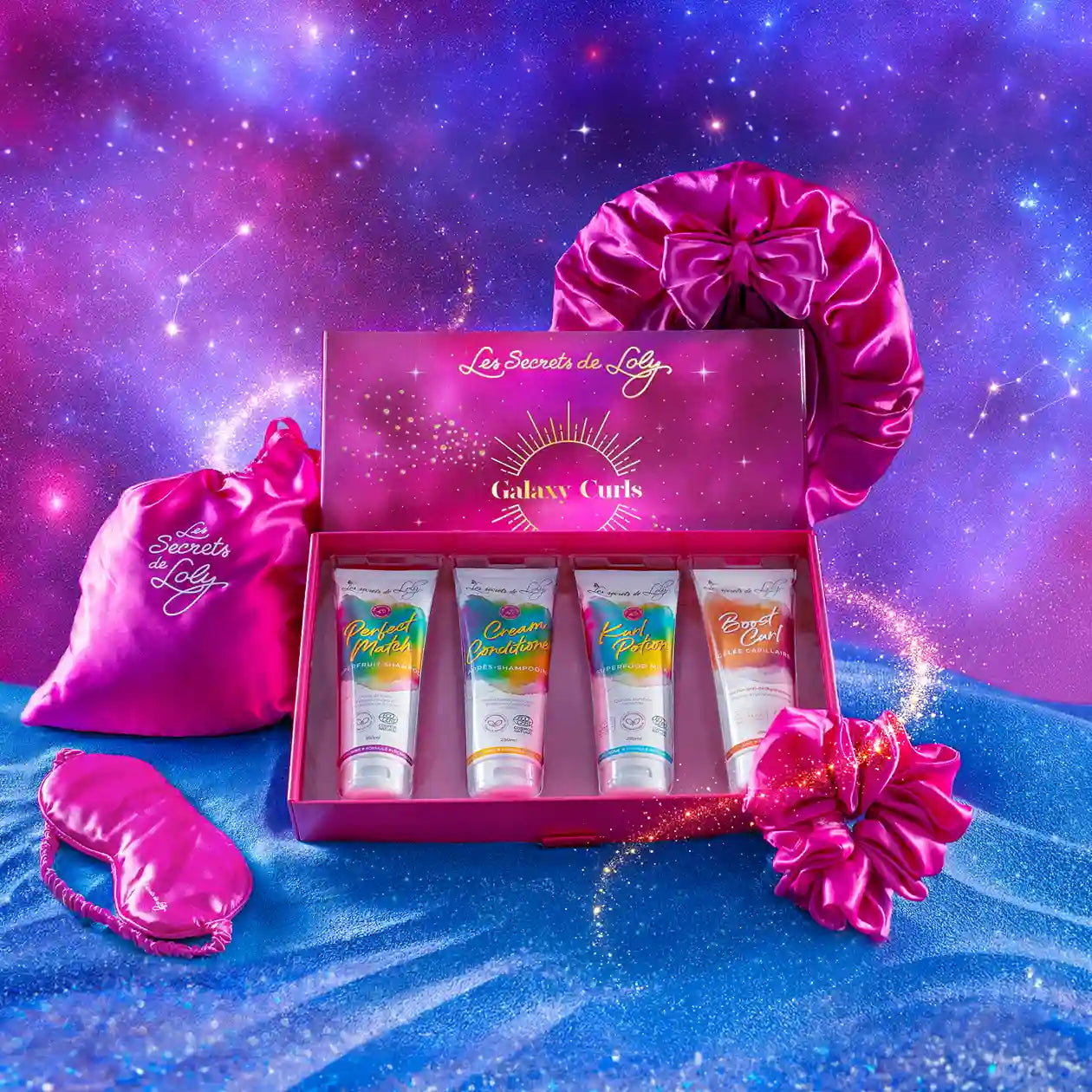 Christmas Gift Set Wavy Hair - A complete routine and 3 limited-edition accessories