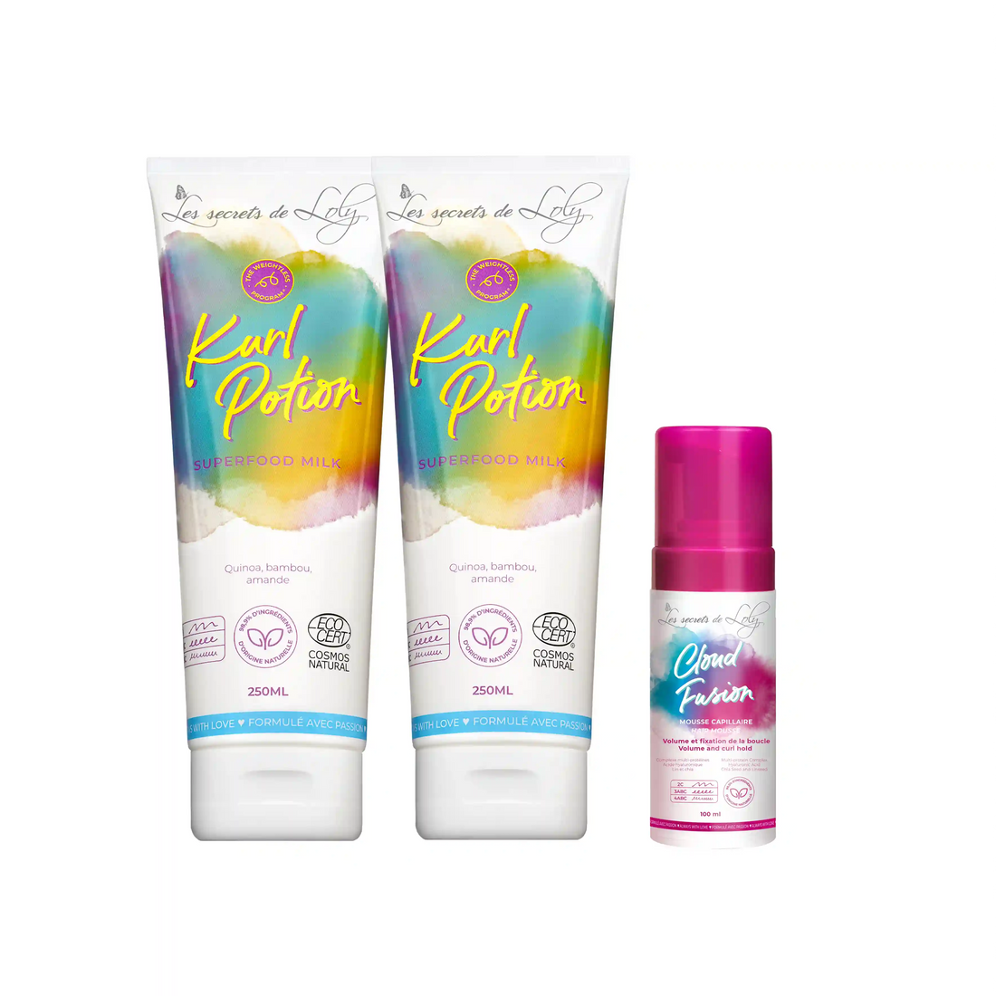 Paquete Dúo Kurl Potion (x2) - Espuma fijadora de 100ml DE REGALO