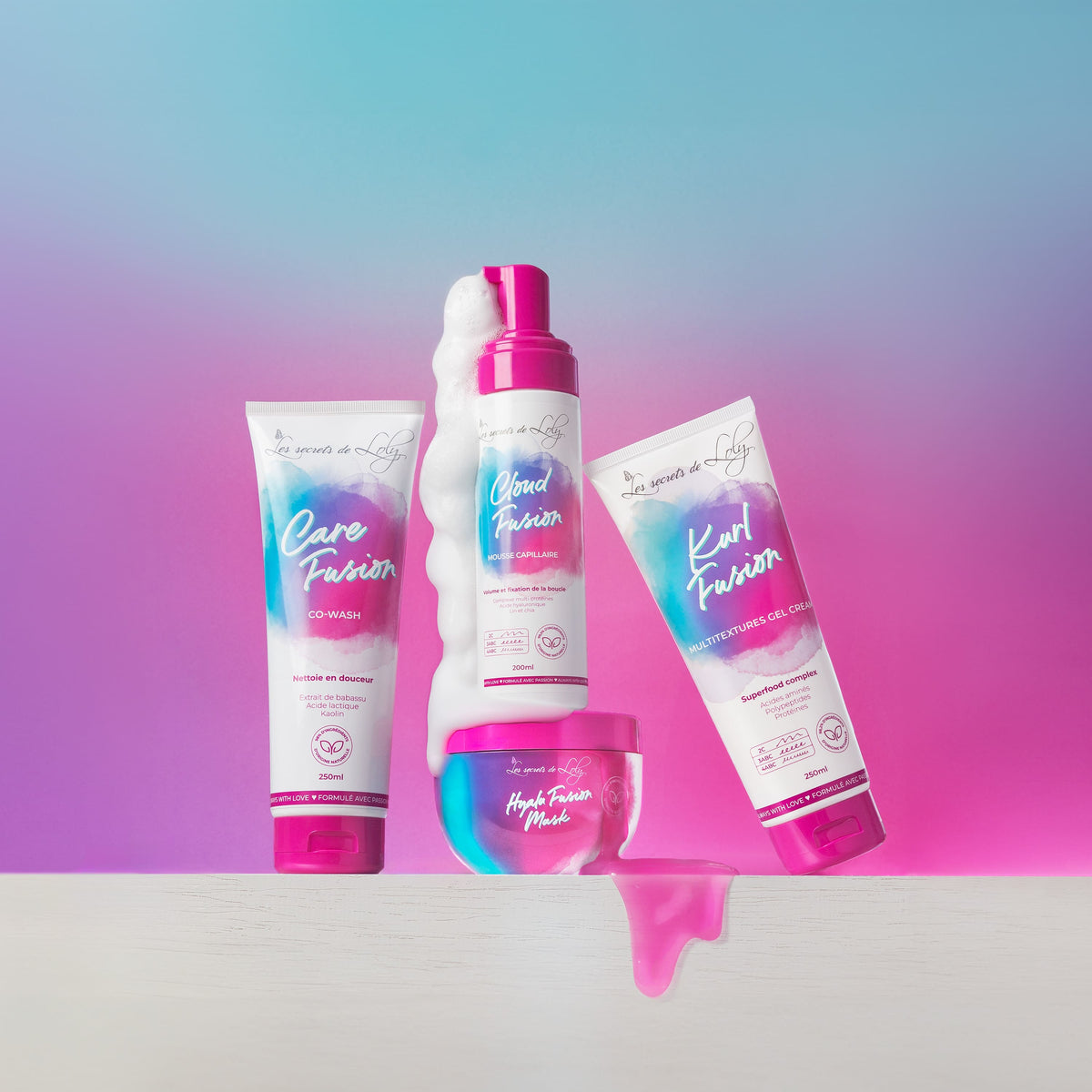 Fusion product line - Multi-textured hair