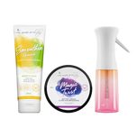 Starter Pack Cabello Afro - Leche sin aclarado, crema para peinar y vaporizador